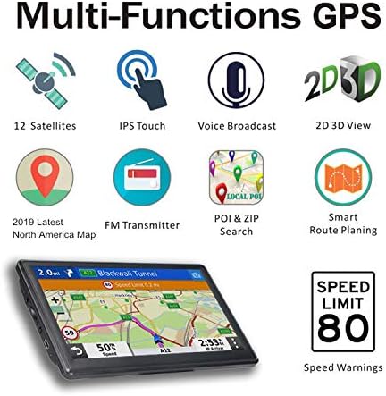 N700 GPS Navigator for Car Truck RV 2025,Truck GPS Commercial Drivers,Trucker GPS for semi Truck,Free Lifetime Maps Updates,7 inch Touchscreen,Custom Truck Routing,Driver Alerts - Image 5